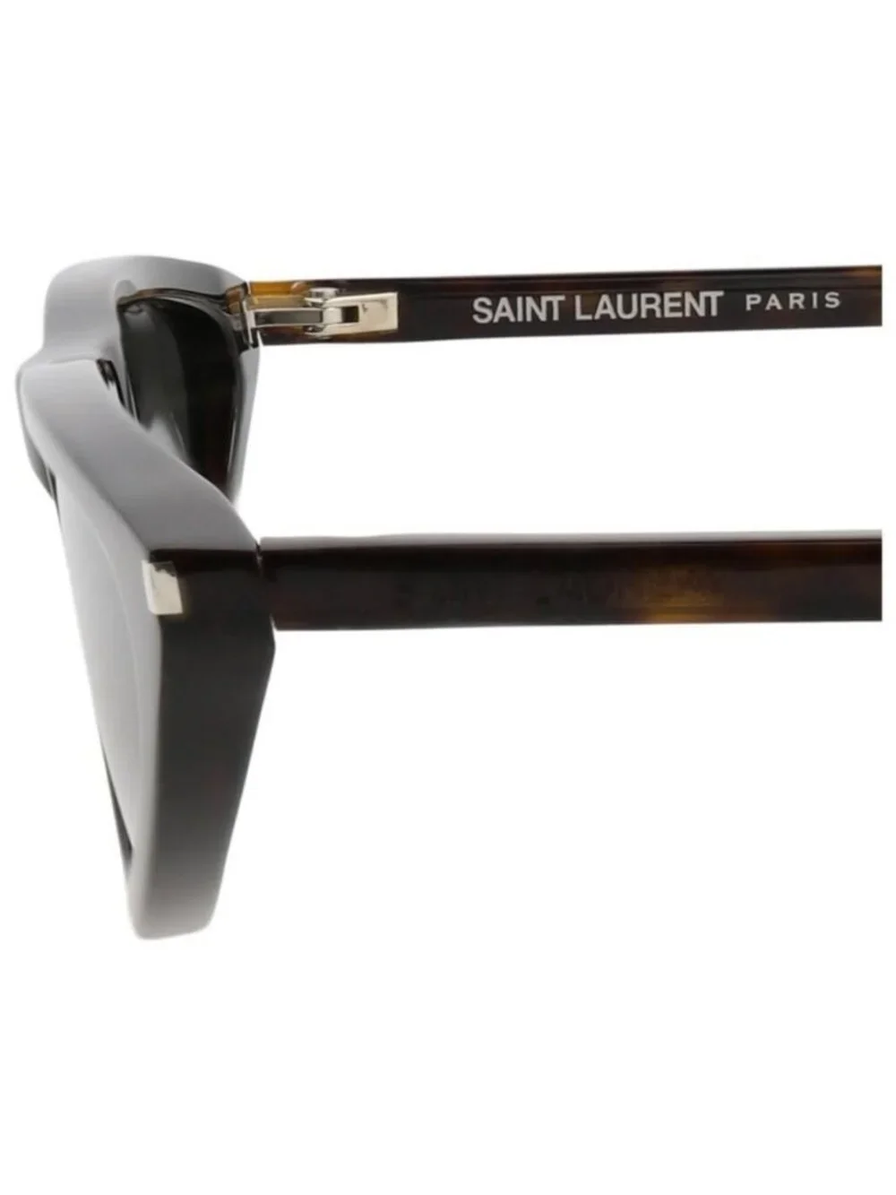 New Saint Laurent Womens Cat Eye Havana Havana Grey Fashion Designer Sunglasses